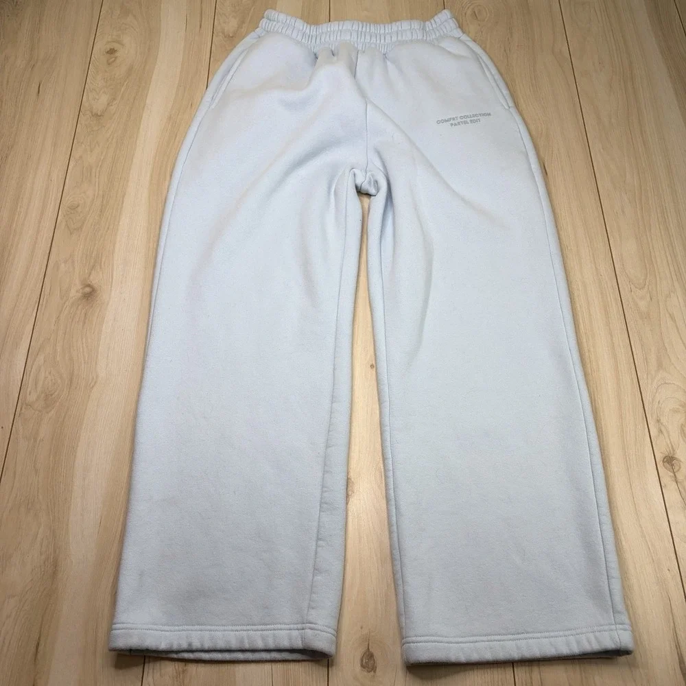Comfrt Collection Pastel Edit Blue Women's Sweatpants Wide Leg Large Stretch - Picture 2 of 12